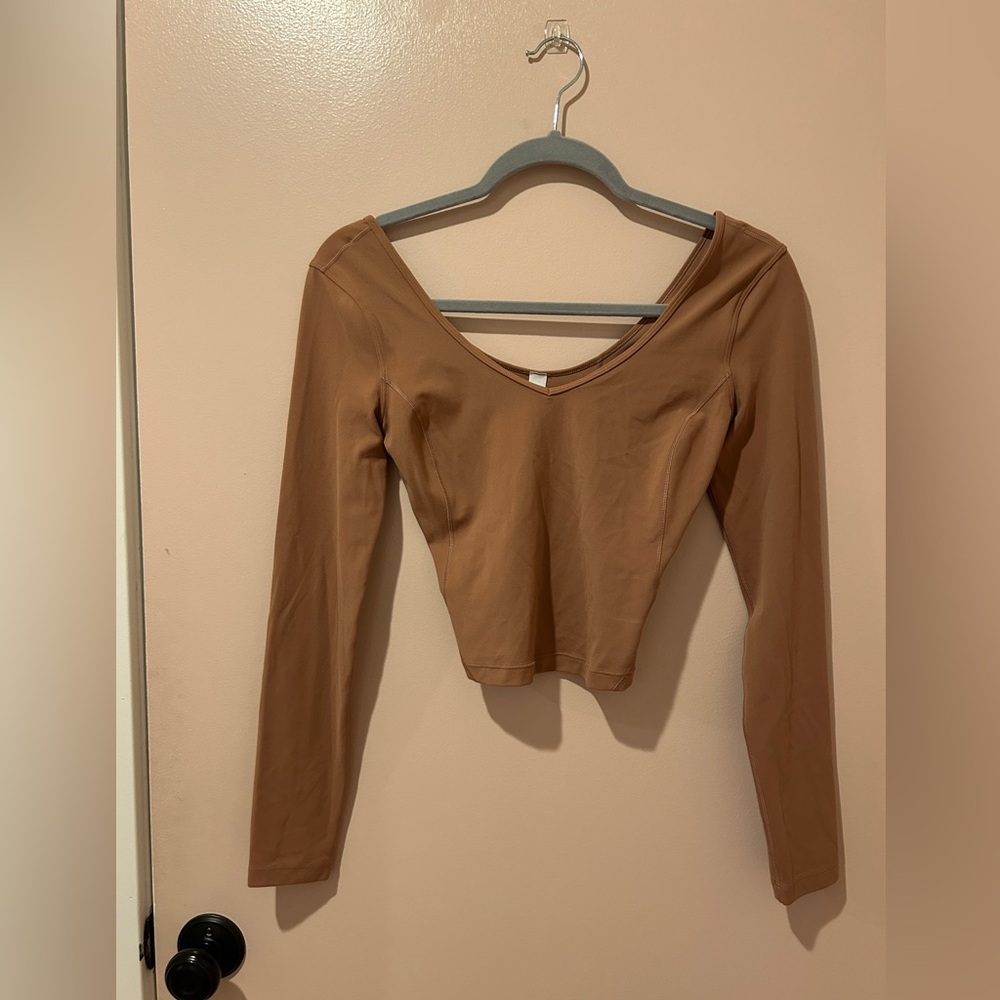 Lululemon align top size 2 tan